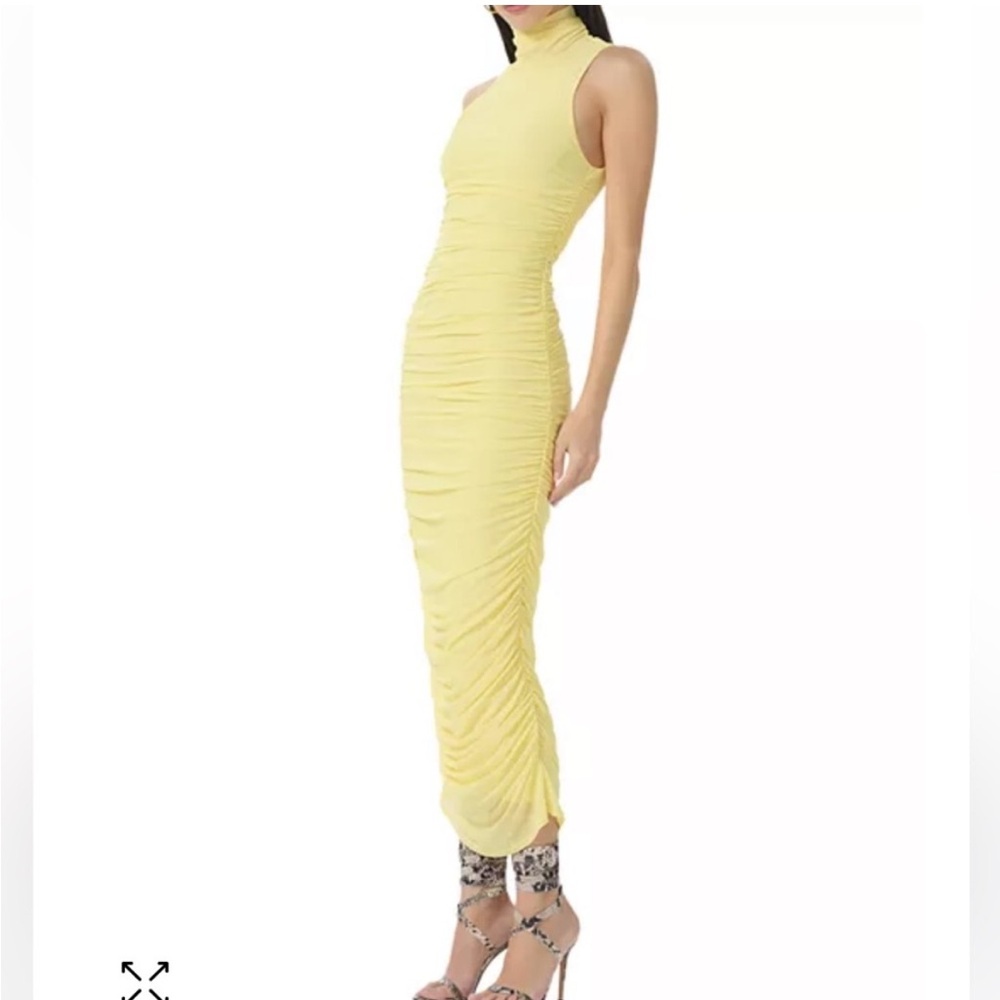 AFRM Yellow Midi Dress